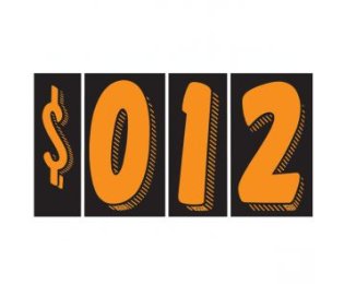 5 1 2" Adhesive Numbers