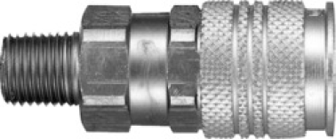 Universal Coupler 1/4 Universal Male NPTF 1/4-18 (Sold Individually)