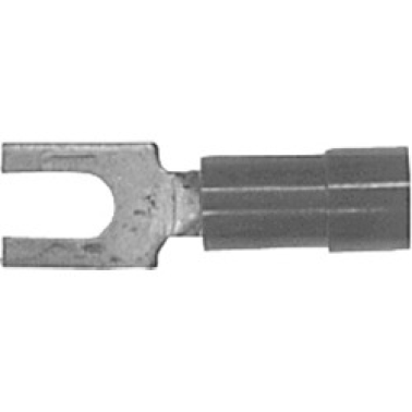 Spade Terminal 22-18 AWG, #4-6 Stud Size, Red  (100 per pack)