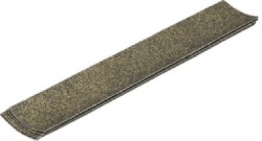 Non-Pressure Sensitive Adhesive (PSA) Sandpaper Sheet 2-3/4 Width x 17-1/2 Length Aluminum Oxide Grain 40 Grit (100 per pack)