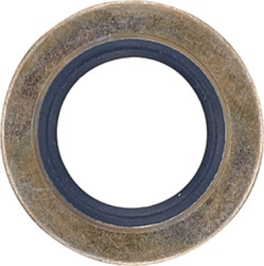 Steel Drain Plug Gasket with Buna-N Rubber Seal - 14mm    (25 per pack)