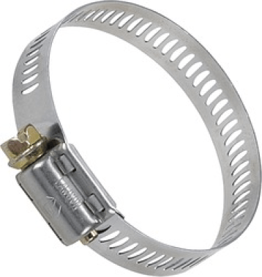 Stainless Steel Hose Clamps 301 Stainless Steel with case hardened carbon steel hex head screw Size # 28 1-5/16-2-1/4 1/2" (Pack of 25)