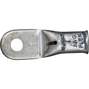 Battery Cable Lugs-4 Gauge, Dual-Lok, Gray, 1/4" Stud Size (Pack of 20)
