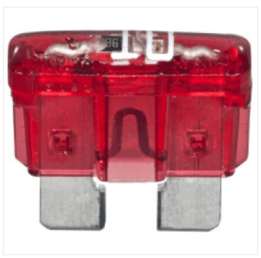 ATO/ATC Smart Glow Fuse with LED Indicator, 10 Amps, Red (Pack of 25)
