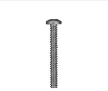 Machine Screw, Phillips Pan Head, Steel, Zinc Finish, Coarse Thread, #6-32 x 1/2" (Pack of 100)