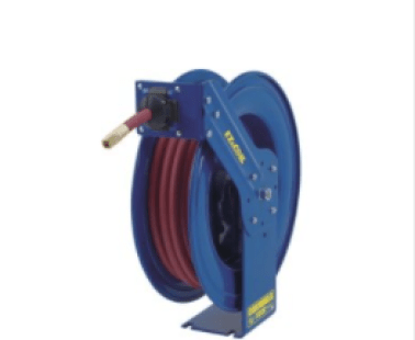Coxreels® - Standard Air/Water Hose Reel, Double Axle Support to Center Shaft, 300PSI, 43lbs, 3/8" x 50' (Pack of 1)