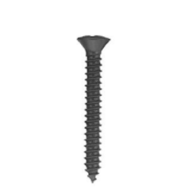 Sheet Metal Screw, Phillips Oval Head, Steel, Black Finish, #8 x 1-1/4" (Pack of 50)
