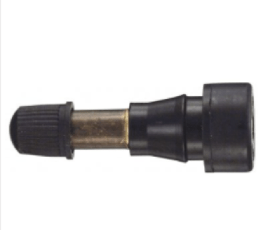 High Pressure Tubeless Tire Snap-In Valve, 1-1/4" Length, Suitable for 0.453" Rim Hole (Pack of 10)