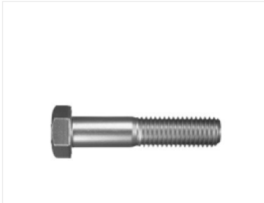 FalconGrip® - Hex Cap Screw, Grade 5, Steel, Zinc Finish, Coarse Thread, 5/16" Head Height, 3/4" Across Flats, 1/2-13 x 1-3/4" (Pack of 50)