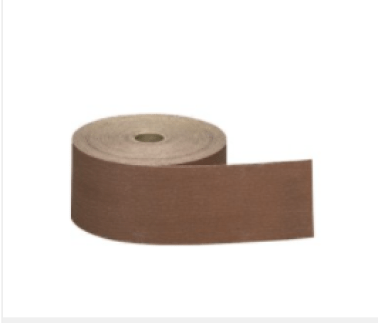 Pressure-Sensitive Adhesive (PSA) Sandpaper Roll, Aluminum Oxide Grain, 120 Grit, 2-3/4" Width, 25 Yards Length (Pack of 1)