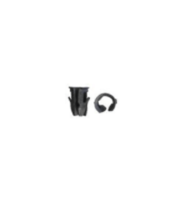 Speed Nut, Tubular/Barrel Type, Steel, Fits 1/8" Round Stud, Fits 3/16" Round Hole, 0.04-0.045" Panel Range (Pack of 100)