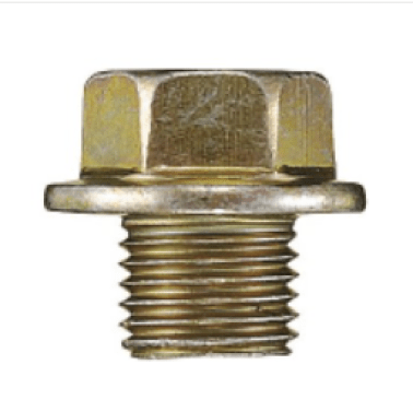 Drain Plug with Gasket for Honda, Chrysler, Toyota, Mitsubishi and Suzuki, M14-1.50 Thread, 17mm Hex (Pack of 10)