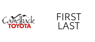 Camelback Toyota Name Badge