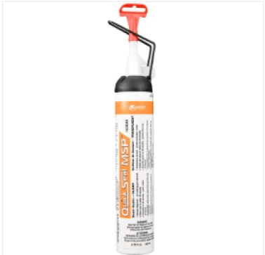 Quick Seal MSP Seam Sealer, Clear, Solid Paste Form, 6.76fl.oz Cartridge (Pack of 1)
