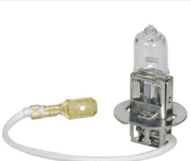 H3 Halogen Miniature Bulb, Heavy-Duty, 70 Watts, 24 Volts, PK22 Base, 225 Life Hours, 139 Candle Power (Pack of 1)