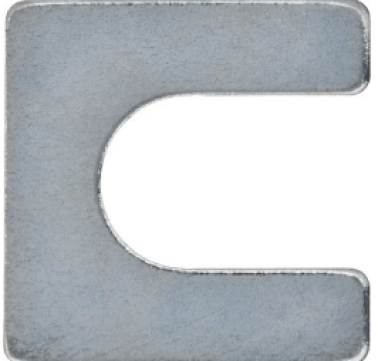 Ball Joint Shim for Ford Caster and Camber, 1/16" Thick, 1/2" Opening (Pack of 50)