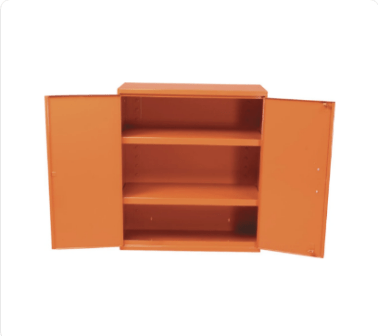 2 Door Storage Cabinet, 30" H x 26-9/16" W x 11-7/8" D (Pack of 1)
