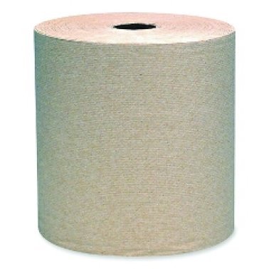 Brown hard roll towels (6 rolls per case/800' per roll)