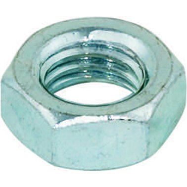 Jam Nut Grade 2 Right Hand Zinc Finish Steel 1/4-20    (100 per pack)