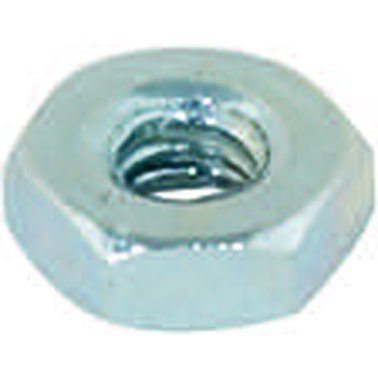 Hex Nut Machine Screw Grade 2 Zinc Finish Steel #10-24    (100 per pack)