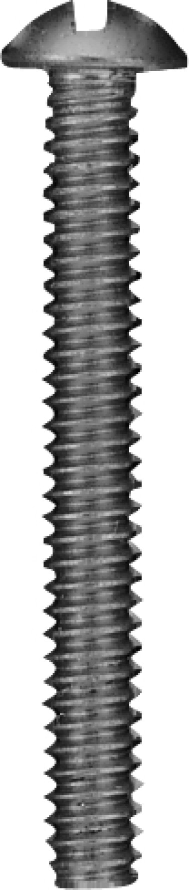 Machine Screw Slotted Round Head Zinc Finish Steel #12 x 3/4    (100 per pack)