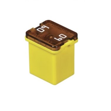 Low Profile JCASE High Amp Fuses-60 Amps Yellow    (Sold Individually)