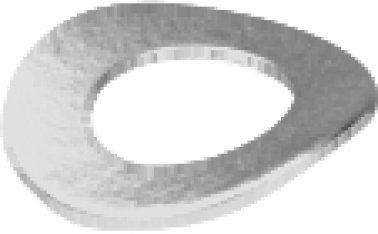 Spring Washer Low Carbon Zinc Finish Steel M8    (100 per pack)