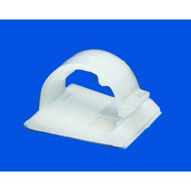 Nylon tubing and Hose Clamp - 5/32 - 1/4 Bundle Diameter; Plastic with Adhesive Back (25 per pack)