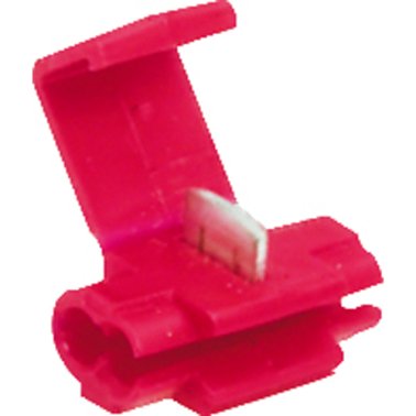 Scotchlok Instant Connector-22-18 AWG Tap18-14 Run AWG Low Voltage Accessories Red (50 per pack)