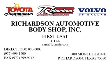 Toyota of Richardson Body Shop BC