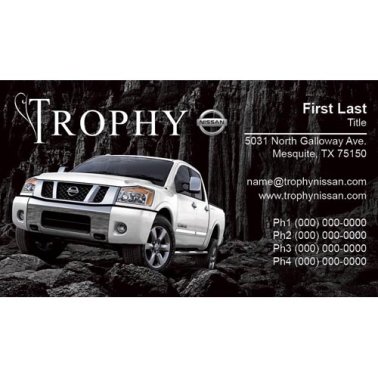 Trophy Nissan Business Cards - Titan