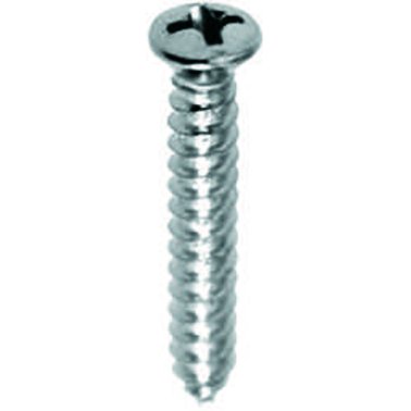 Self-Tapping Phillips Oval Head Screw    (100 per pack)
