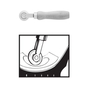 Tire Repair Tire Patch Application Tool Ball Bearing Roller Stitcher (Sold Individually)