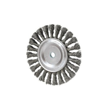 Knot-Type Wire Wheel Stringer Bead Twist Steel 6 0.023 Wire 5/8-11 Arbor (Sold Individually)