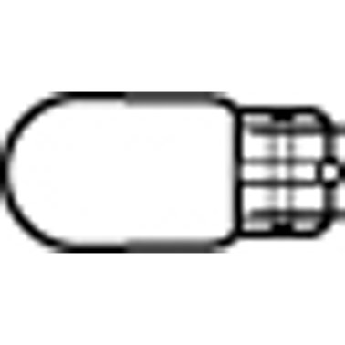 Bulb-12V Miniature Wedge-Base Type 300/1 000 Life Hours 35/2.8 Candlepower Industry Designation/Number -7443 (10 per pack)