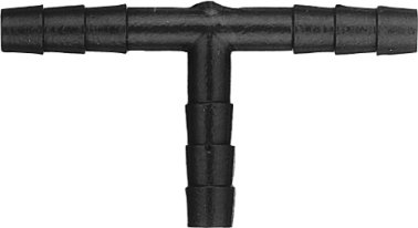 Kent Hose Connectors 3-Way Tee Vacuum Hose Connectors Tube x Tube x Tube 1/8x1/8 (10 per pack)
