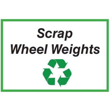 Used Wheel Weight - Return Box (50 lbs capacity)