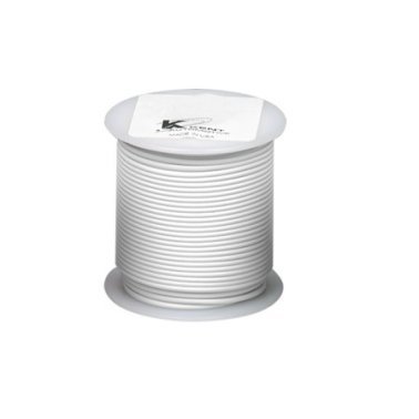 Cross Linked Primary Wire-14 AWG White 100' Length    (Sold Individually)