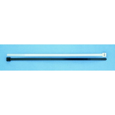 Cable Ties-Nylon 4 Length 0.10 Width Black 18 LBs Minimum Loop Tensile Strength 7/8 Bundle Diameter (100 per pack)