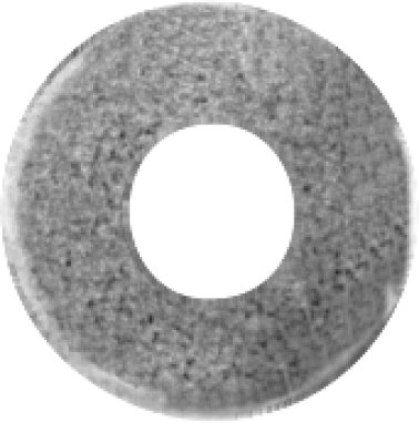 Fender Washer Low Carbon Steel Zinc Finish M8    (50 per pack)