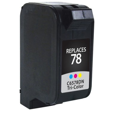 HP Remanufactured #78 (C6578DN) Tri-Color Compatible Inkjet Cartridge