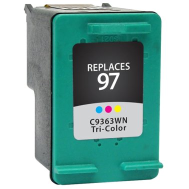 HP Remanufactured #97 (C9363WN) Tri-Color Compatible Inkjet Cartridge
