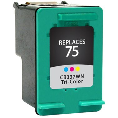 HP Remanufactured #75 (CB337WN) Tri-Color Compatible Inkjet Cartridge