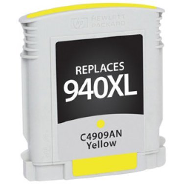 HP Remanufactured #940XL (C4909AN) Yellow Compatible Inkjet Cartridge