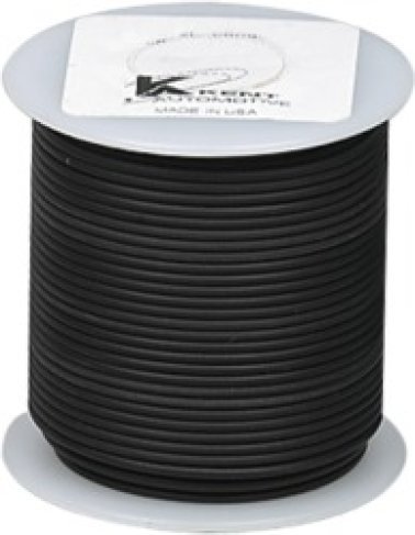 Cross Linked Primary Wire-22 AWG Black 100' Length    (Sold Individually)