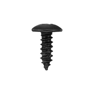 Phillips Truss Head Trim Screw - M4.2-1.41 Diameter; 12mm Length; 9.5mm Head Diameter; Phillips Drive; Truss Head; Steel; Black Oxide Finish; Sheet Metal Screw    (100 per pack)