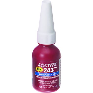 243 Primerless Threadlocker 10 ml bottle (Sold Individually)