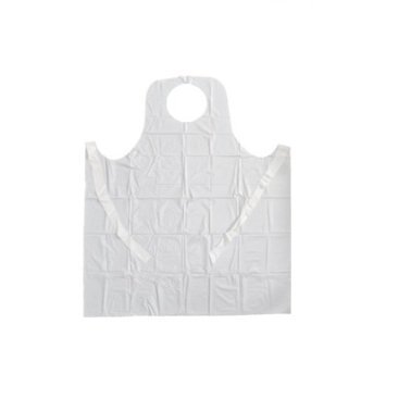 Vinyl PVC Apron 35 x 45 6 mil White 72 Per Case    (case)