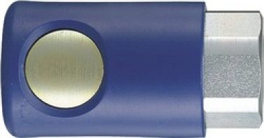 Push-Button Coupler Coupler Steel with Plastic Cover 1/4 ARO 210 Female NPTF 1/4-18 (Sold Individually)