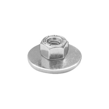 Metric Hex Nut with 24mm Free Spinning Washer (25 per pack)